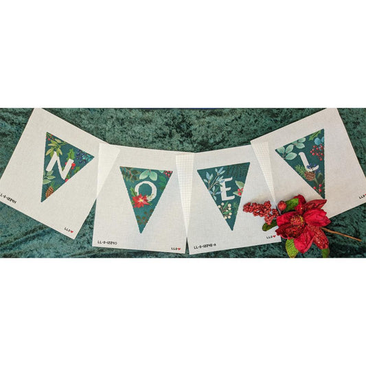 NOEL 4-piece Garland Botanical Green