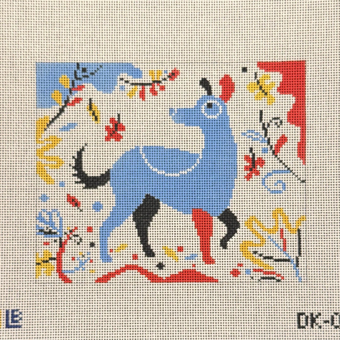 Mostly Blue Dog (by Lauren Bloch Designs)