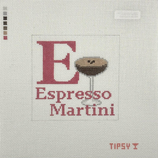 E for Espresso Martini (by Threaded & Tipsy)