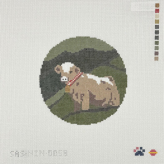 Swiss Cow Round (by Saturnalia Stitching)