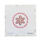Cookie Snowflake Round (by Initial K) IKS-3003E