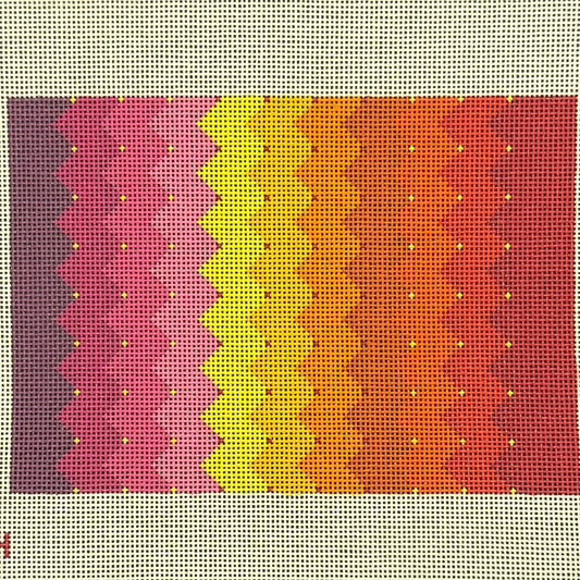 Sunset Clutch (by Anne Fisher Needlepoint)