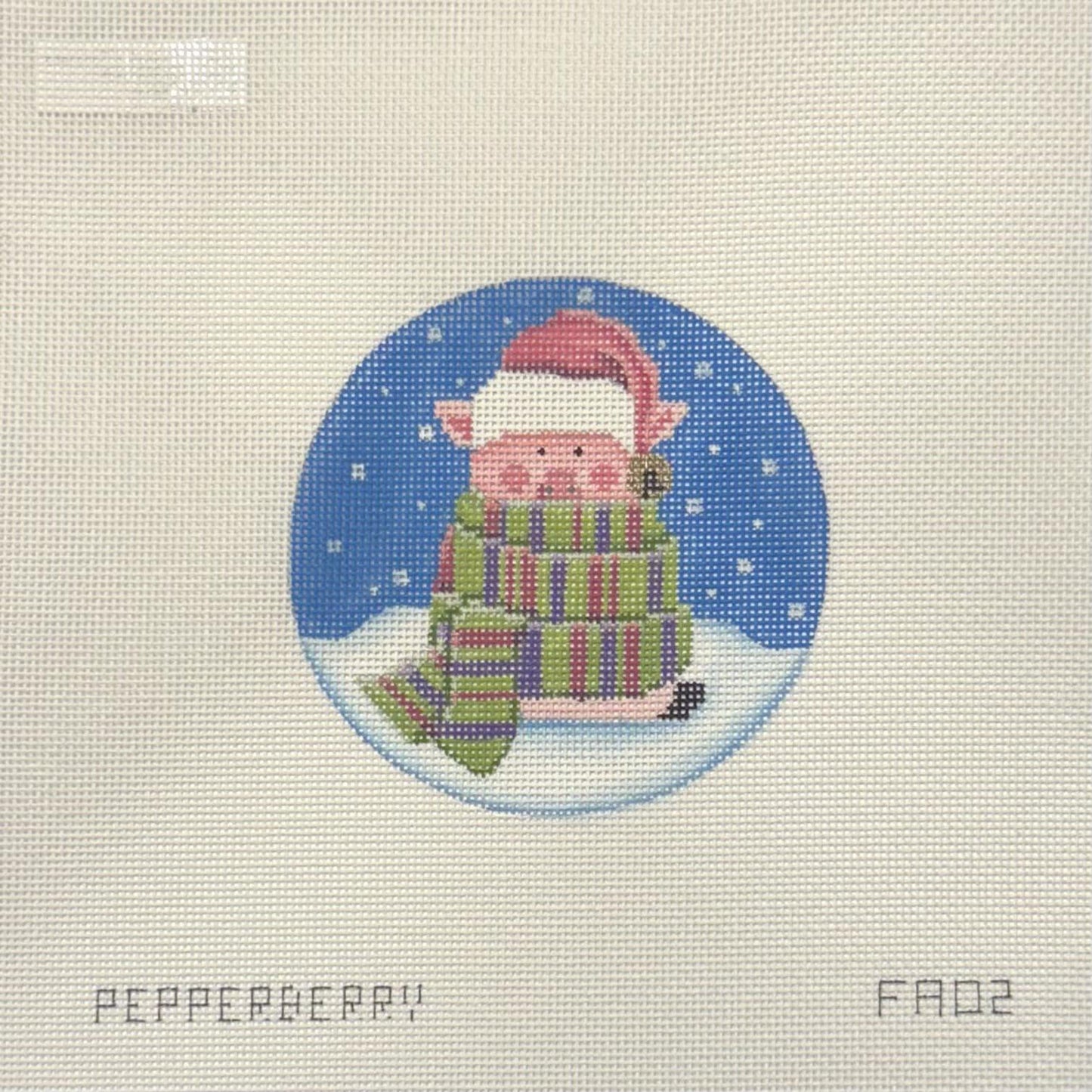 Santa Pig in Scarf (by Pepperberry)