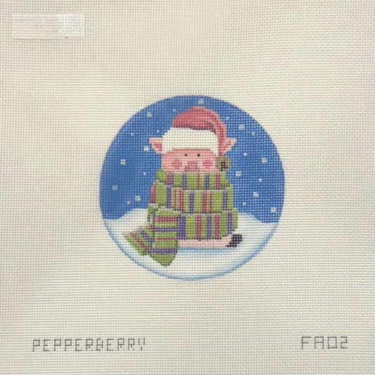 Santa Pig in Scarf (by Pepperberry)