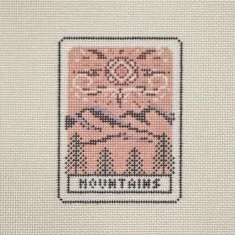 Tarot Card - Mountains (by Fire and Iris)