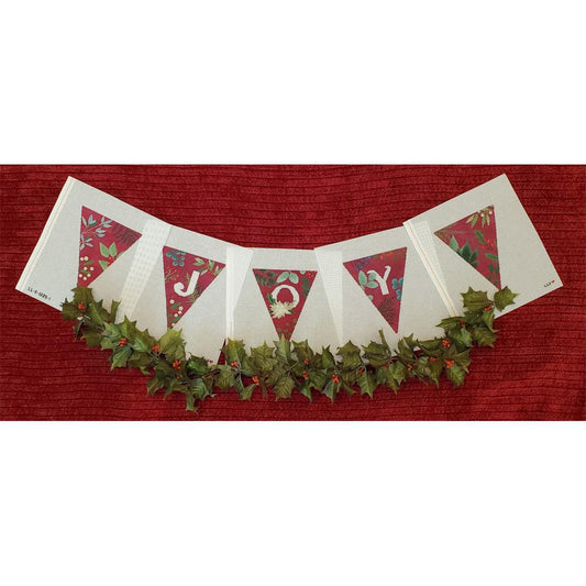 JOY 5-piece Garland Botanical Red
