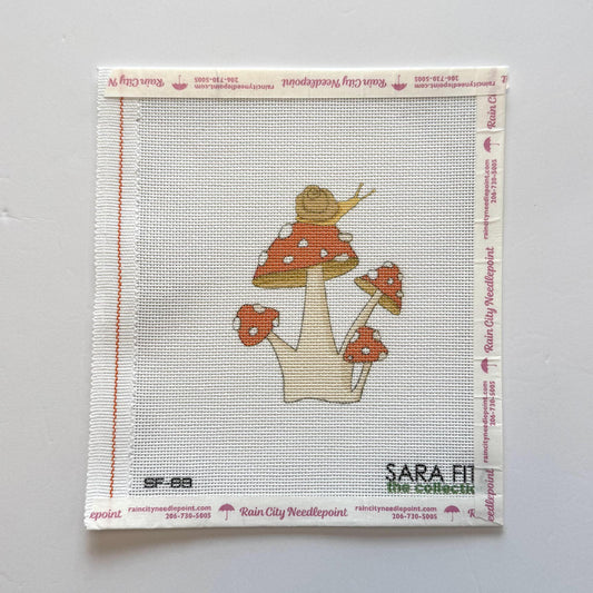 Snail on 'Shrooms (by The Collection Designs)  SF-88