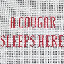 A Cougar Sleeps Here (by JL Canvas Co) JLC-S-002