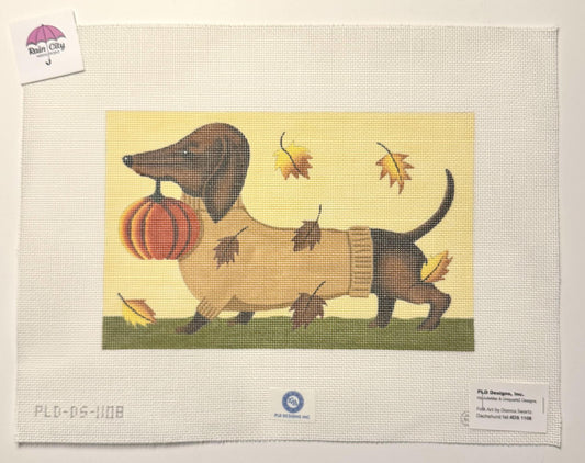 Dachshund in Fall (by PLD Designs)