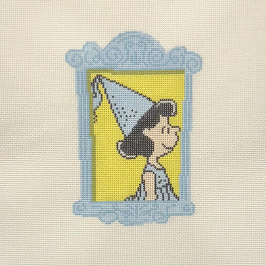 PEANUTS Halloween - Framed Lucy as a Princess (by Officially Needlepoint)