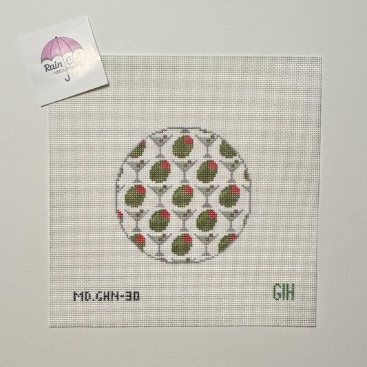 Dirty Martini Round Coaster (by Mopsey)