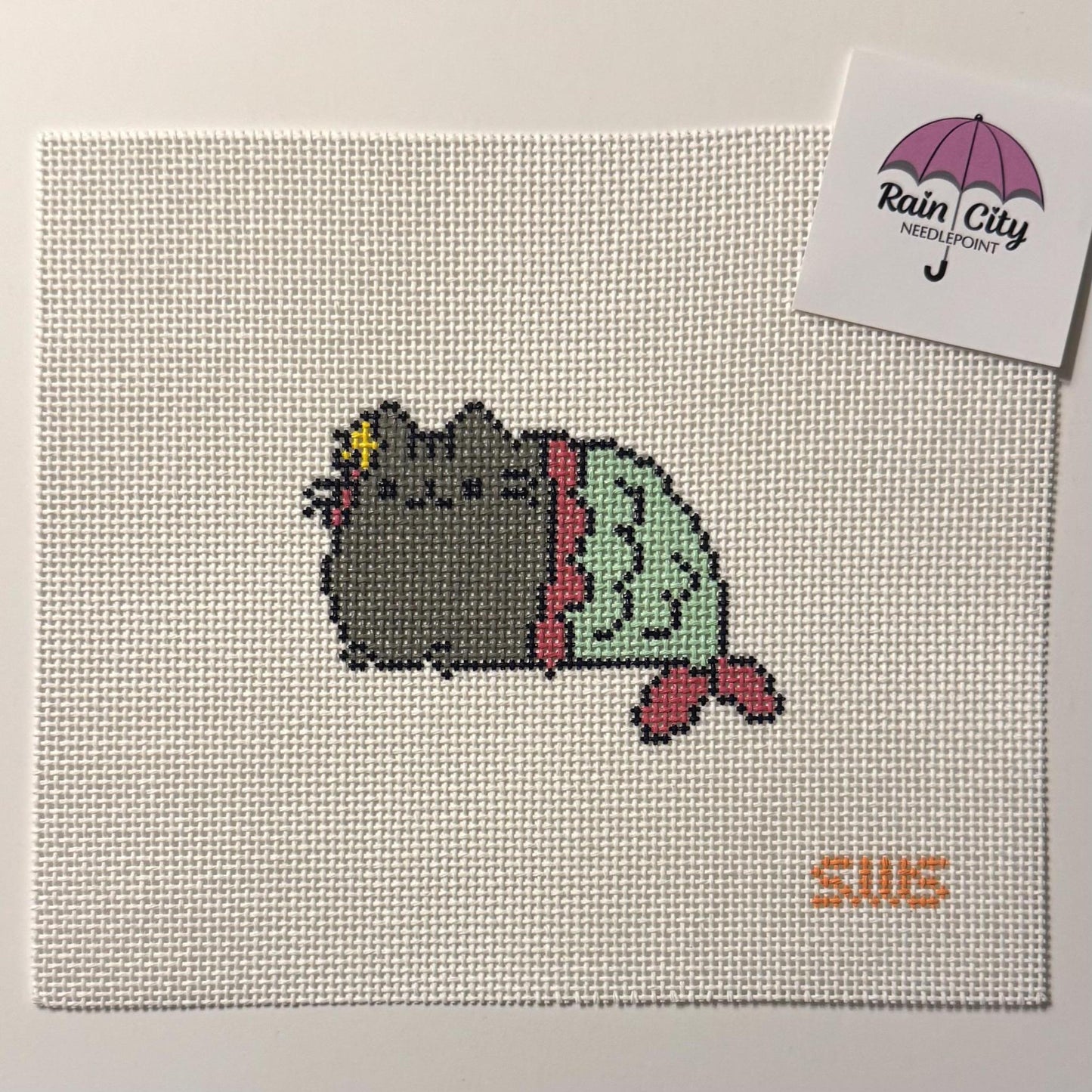 Mermaid Cat Pusheen (by Stitching with Stacey)