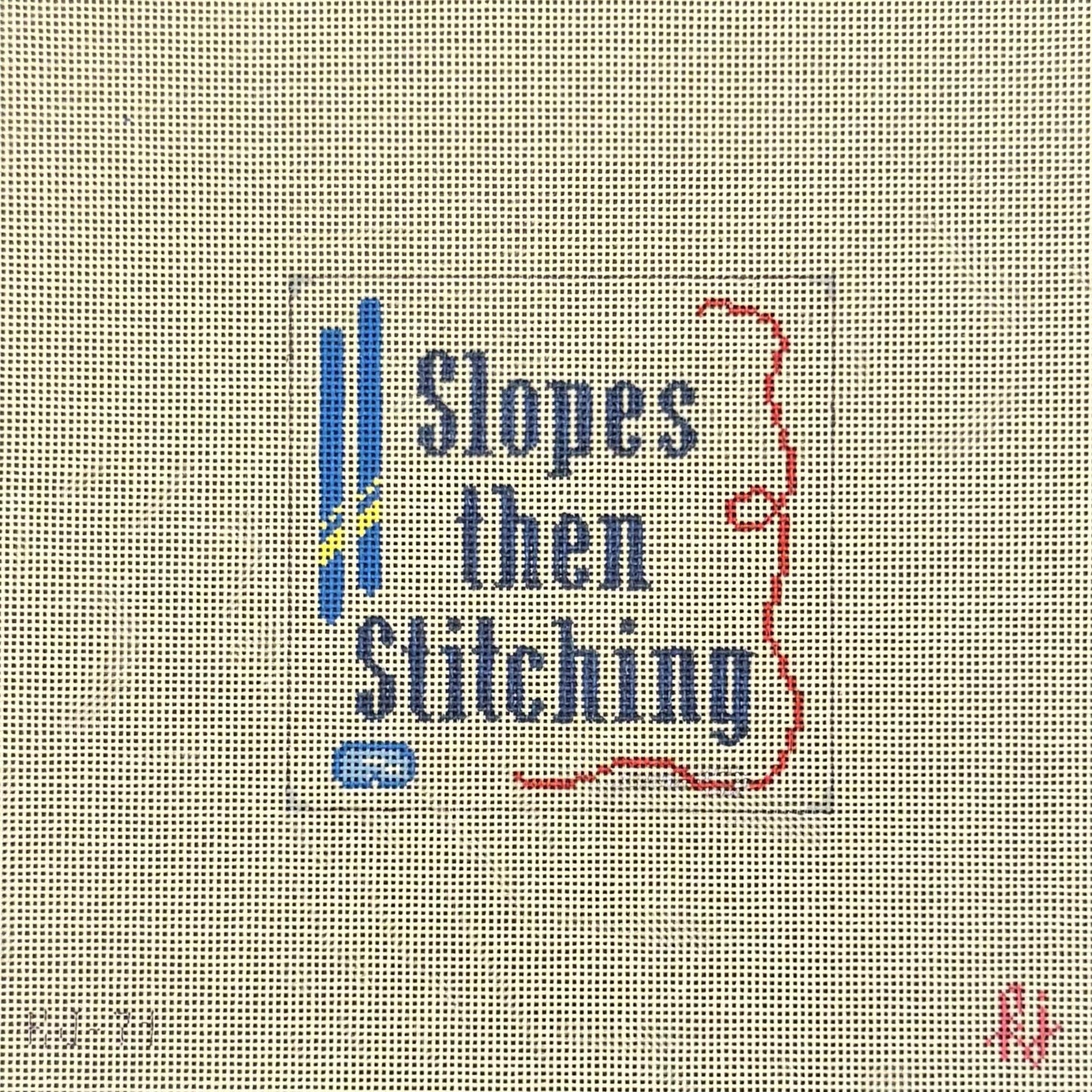 Slopes then Stitching (by The Gingham Stitchery)
