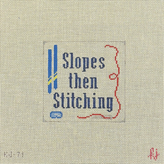 Slopes then Stitching (by The Gingham Stitchery)