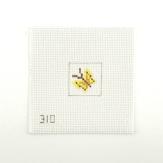 Yellow Butterfly Mini Square (by Blue Waters)