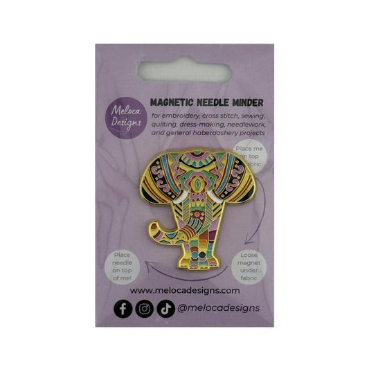 Mandala Elephant needle minder
