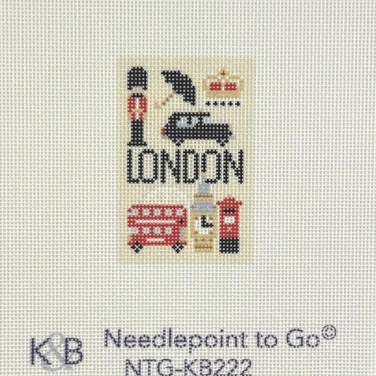 London Bag Charm (by Bradley Needlepoint)