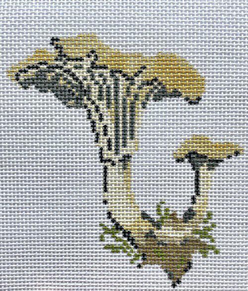 Mushroom Series - Chanterelle (by The Plum Stitchery - LBL-1L