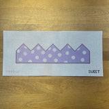 Birthday Crown - Lavender Dotted  (by The Gingham Stitchery) MS20-LD