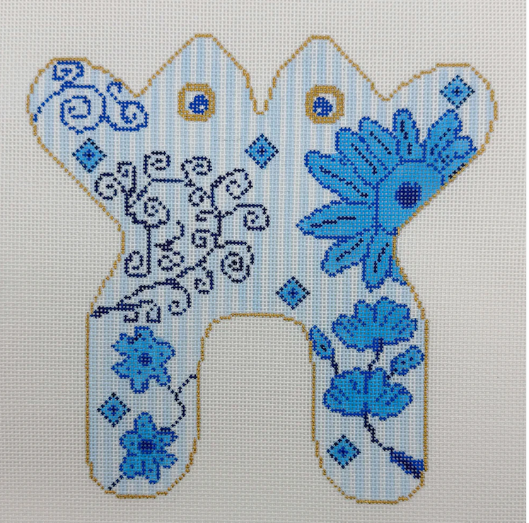 Frog Hoppy (by Blue Waters Needlepoint) BW-208-OKS