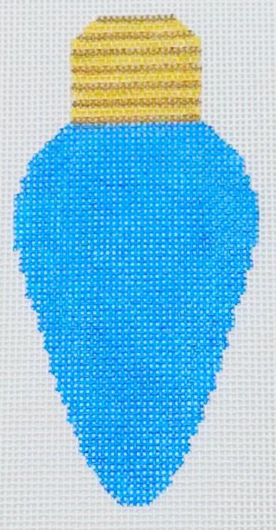 Navy Light Bulb (by Blue Waters Needlepoint) LB-12