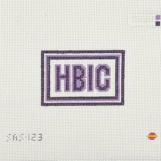 HBIC Small - Purple (by Saturnalia Stitching)