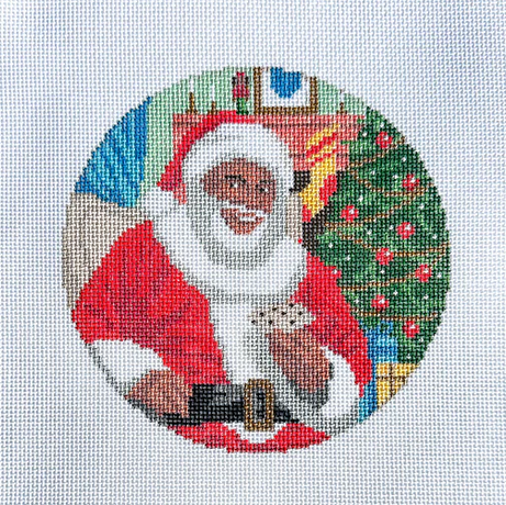 Black Heritage Christmas Santa (by Spellbound Stitchery) SBS225