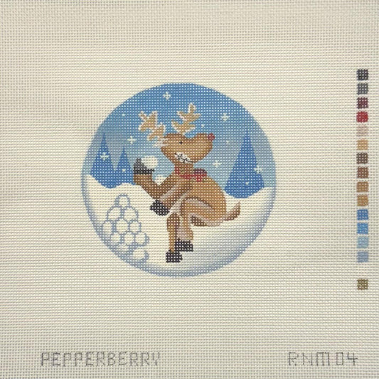 Snowball Fight Reindeer (by Pepperberry)