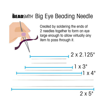Beadsmith Big Eye Beading Needles (Assorted)