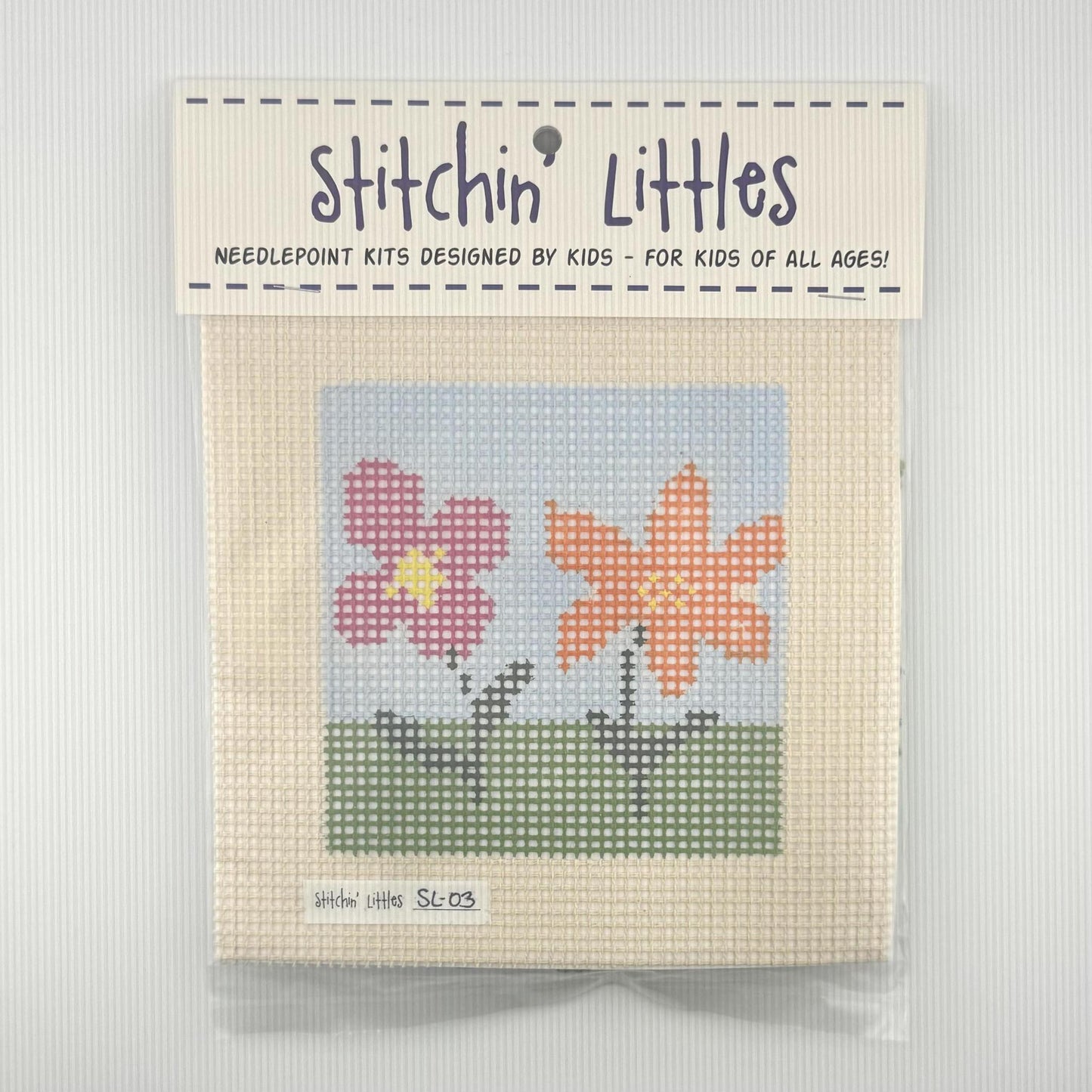 Two Blooms (by Stitchin' Littles)