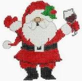 Wine Santa (by Atlantic Blue Canvas)