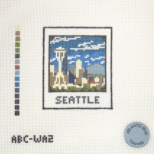 Seattle Polaroid (by Atlantic Blue Canvas)