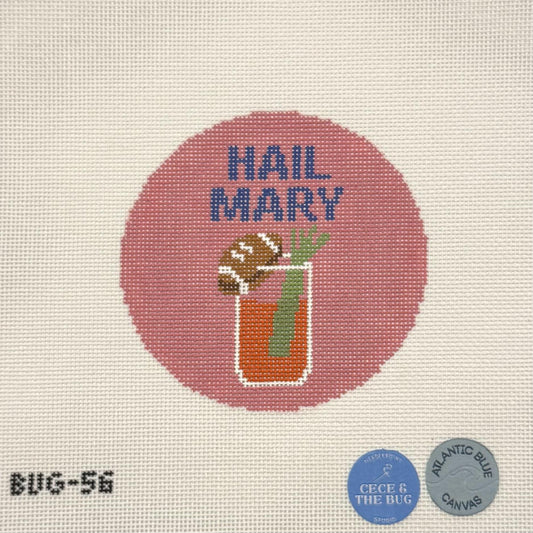 Hail Mary Football Coaster (by CeCe & The Bug / Atlantic Blue Canvas)
