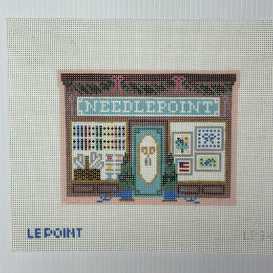 Christmas Village Needlepoint Shop (by Le Point Studio) - LP-94