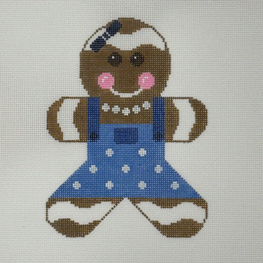 Gingerbread Girl - Blue (by Rachel Donley) RD 200-27