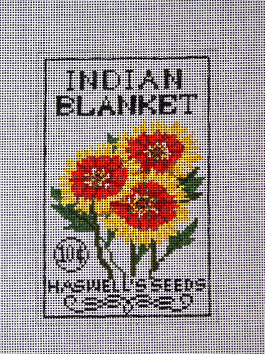 Indian Blanket Seed Packet