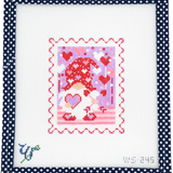 Cupid Gnome Postage Stamp (by Wipstitch) WS-245W