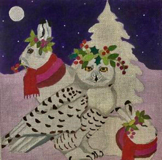 Owl & Bunnies  (by Melissa Prince) H-275