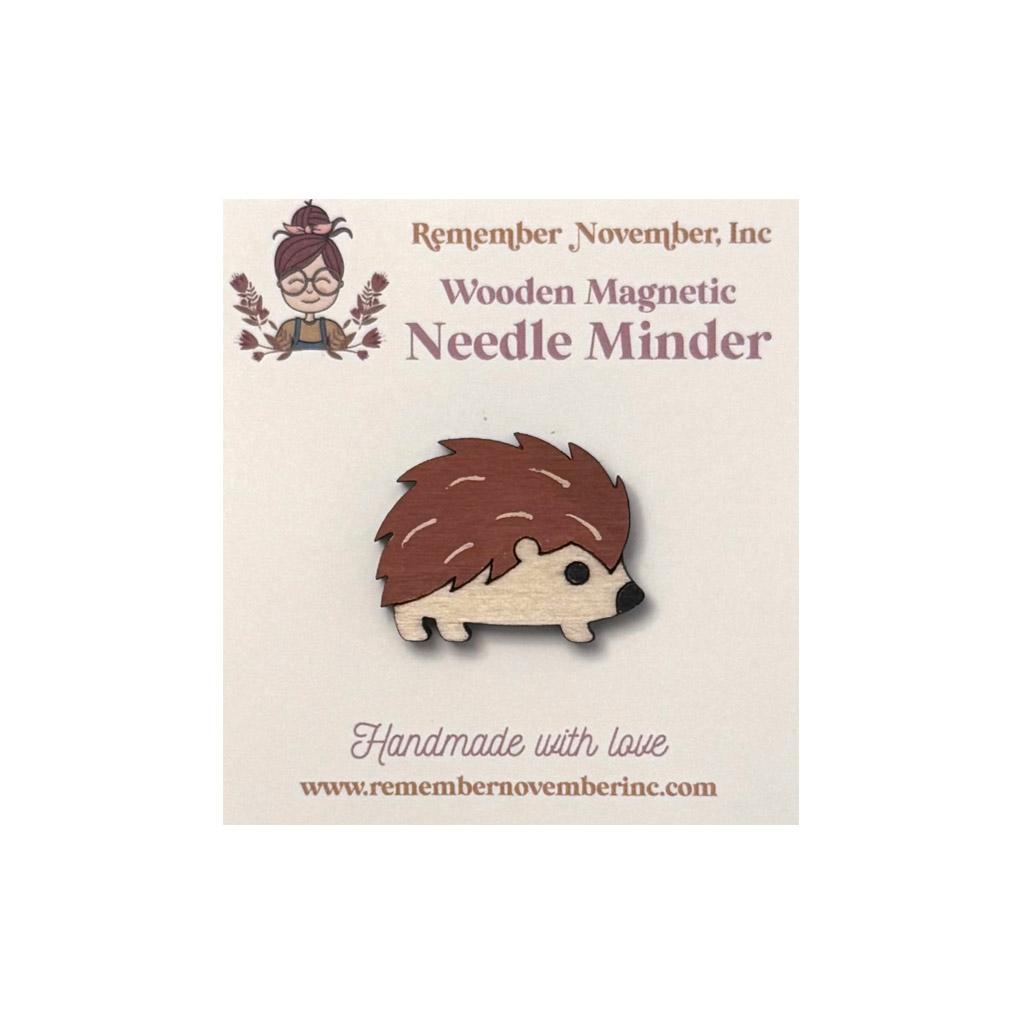 Wooden Hedgehog needle minder
