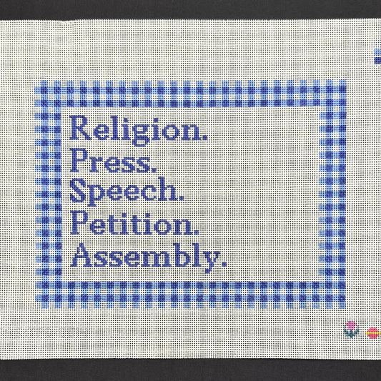 First Amendment - 13 (by Saturnalia Stitching)