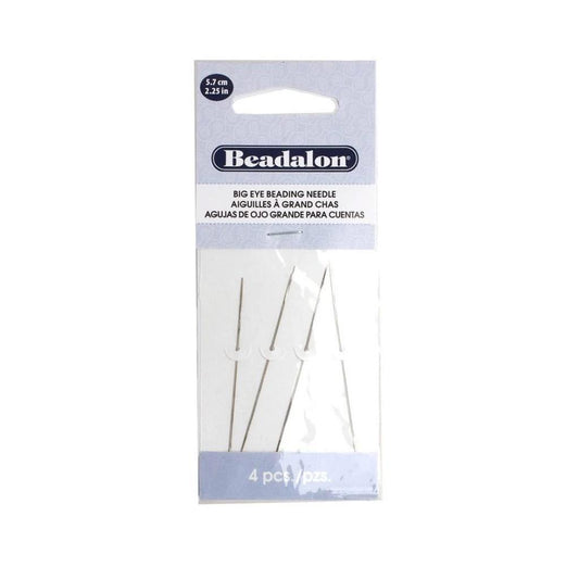 Big Eye Beading Needles 4pk
