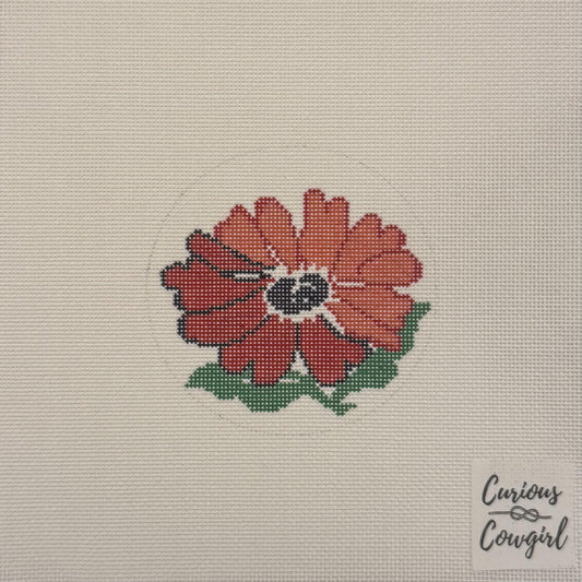 Coral and Red Poppy
