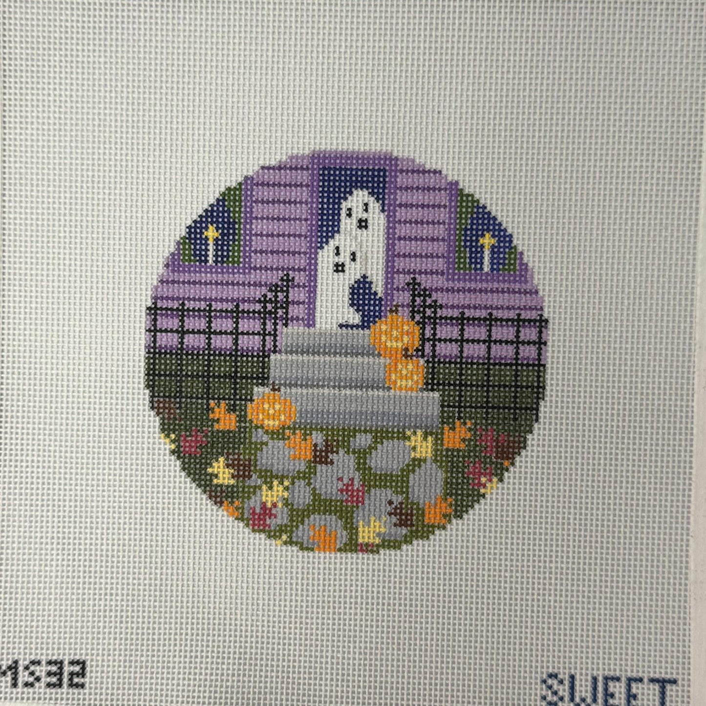 Two Ghosts Trick-or-Treating (by Gingham Stitchery)