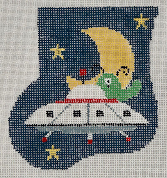 Outer Space Mini Stocking (by Kathy Schenkel) CM1637