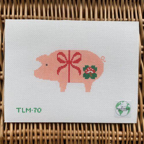 Marzipan Pig (by Tout Le Monde Needlepoint) - TLM-70