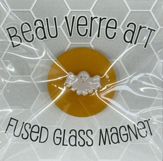 Mini Ghost (Fused Glass) needle minder