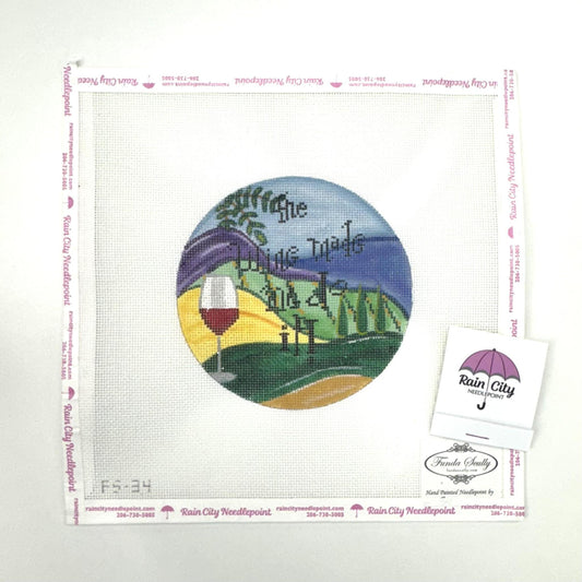 Wine Made Me Do It (by Funda Scully)  FS-34