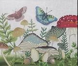 Mushrooms and Butterflies (by Painted Pony Designs/Nicole Tamarin) NTFL02