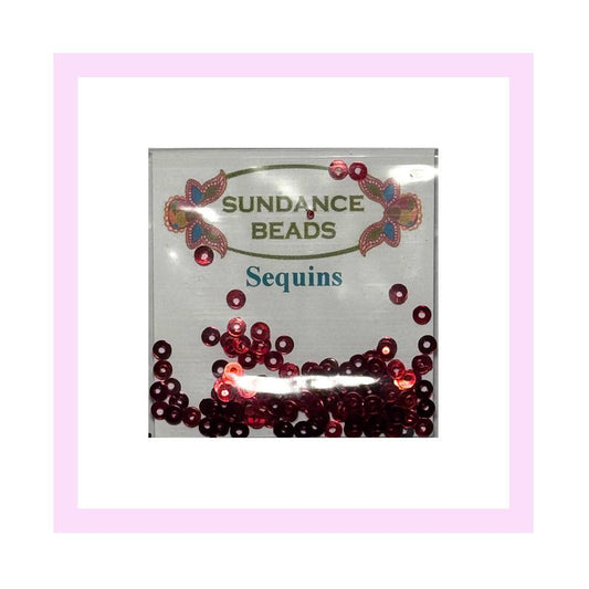 SQ222 Red | 3mm Sequins