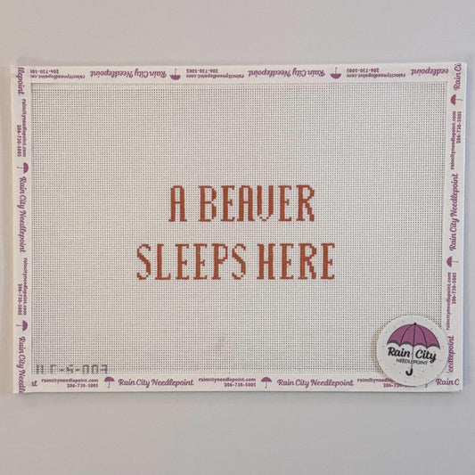 A Beaver Sleeps Here / Oregon State (by JL Canvas Co)